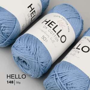 Пряжа HELLO Cotton 148 (50 грамм)